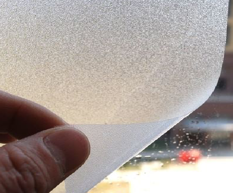 江安玻璃门外面粘广告用什么材料好？